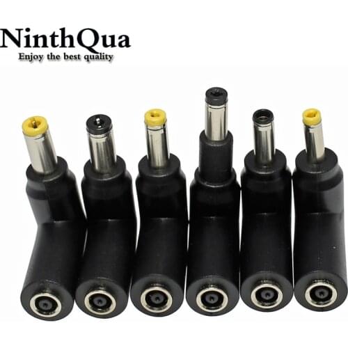 1 Pcs New DC Plug 4.5x3.0 Female To 5.5x2.5 5.5x2.1 4.8x1.7 4.0x1.7mm Adapter Laptop Charger Converter 4.5*3.0 For DELL Notebook