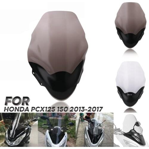 PCX150 PCX125 Motorcycle Front Windscreen Wind Deflector Screen for Honda PCX 125 150 2013 2014 2015 2016 2017 Windshield