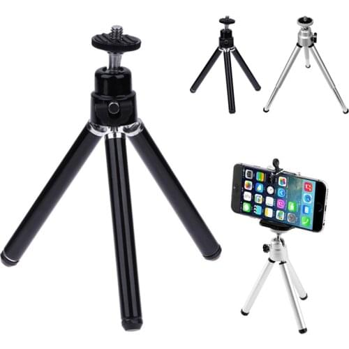 Mini Portable Durable 2 Sections Tripod Stand for Cellphone Camera Camcorder Photography Desktop Selfie Bracket Tool