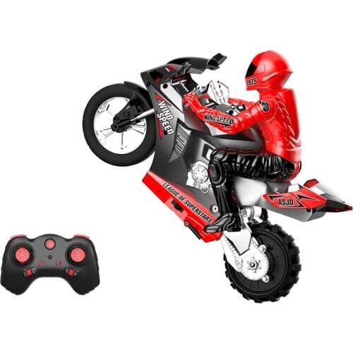 Rc Car 2020 De Alta Velocidad 1/6 2.4G 6 A-xis Stunt Drifting Motorcycle Motorbike LED Sound Model Kids Birthday Toy Gift
