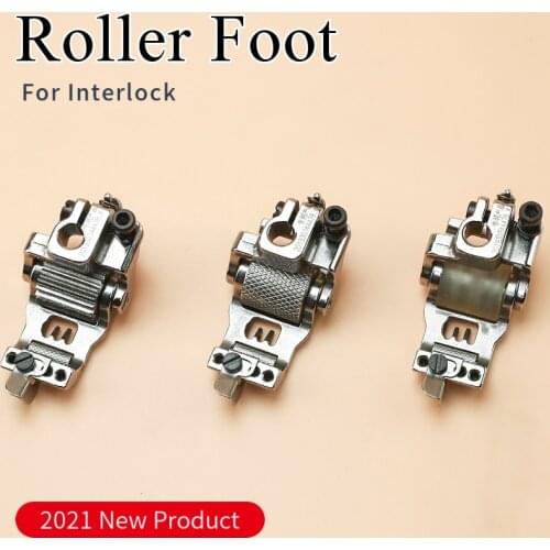 Roller Presser Foot For Industrial Sewing Machine Pegasus W500 W600 Siruba F007 C007 Feet With Wheel