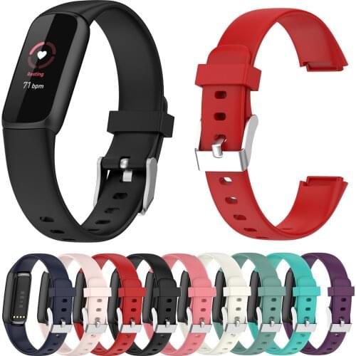 Silicone Wrist Strap For Fitbit Luxe Bracelet Belt Replacement Watchband For Fitbit Luxe Wristband