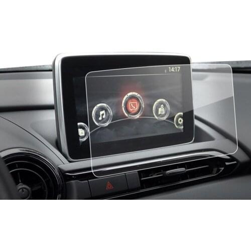 LFOTPP For CX-3 CX-4 MX-5 2016 2017 2018 2019 Car Navigation Tempered Glass Screen Protector Auto Interior Protective Sticker