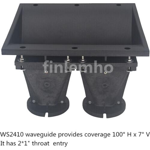 Line Array Speaker Accessories Horn Flare 2x1 Inch Throat For 44.4mm Voice Coil HF Speaker Professional Audio System DJ Mixer