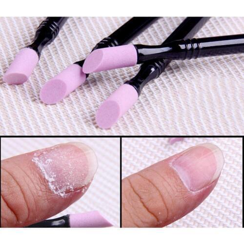 Hot 1Pc Double-end Grinding Pen DIY Dead Skin Cuticle Remover Nail Art Tool