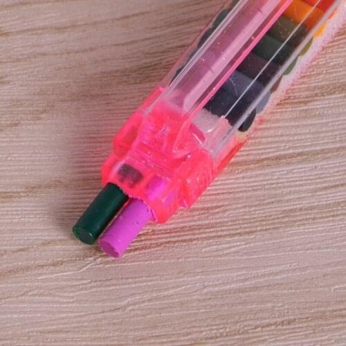 20 Colors Replaced Crayon Multi-color Kids Painting Pen Student Drawing Tools E56C