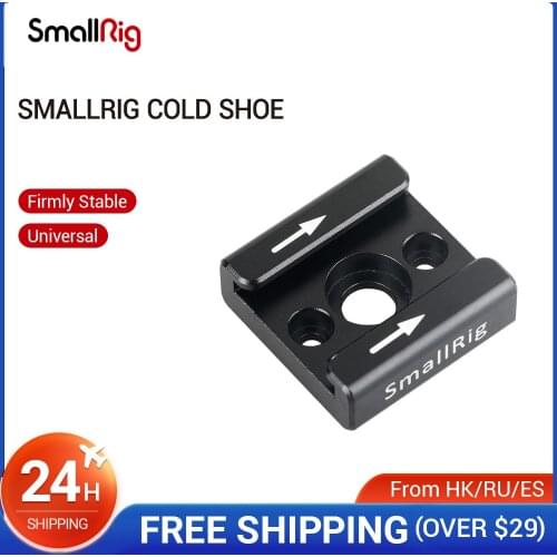 SmallRig Cold Shoe Adapter Standard Shoe Type 1/4 and M2.5 Screw Hole Camera Accessories - 1241