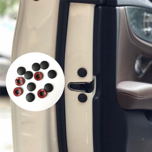 Car Door Lock Screw Protector Cover Sticker For FIAT 124 EVO Sedici Linea Bravo FCC4 Viaggio Coroma Ottimo Uno Qubo Doblo Toro
