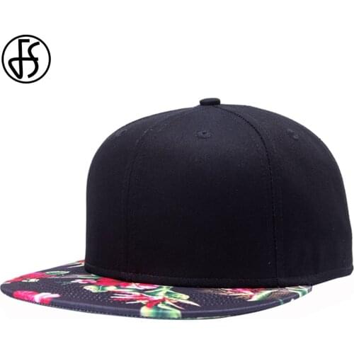 FS 2021 Summer Women Men Black Street Dance Hip Hop Caps Korean Flat Brim Baseball Cap Personality Snapback Hat Bone Masculino