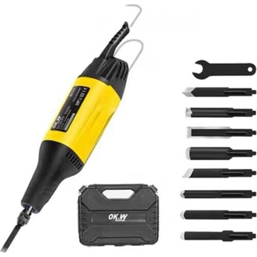 Woodworking Electric Furniture Carpentry Root Carving Knife Tool Handle Flexible Shaft Chisel Carved Wood Carving Hand Tools set