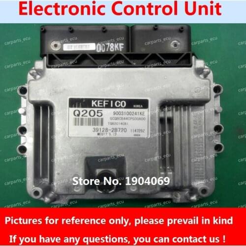 For Hyundai -AT Kia Suer, Suer MEG17.9.12 Car Engine Computer Board/ECU/Electronic Control Unit/39128-2B720/39127-2B072