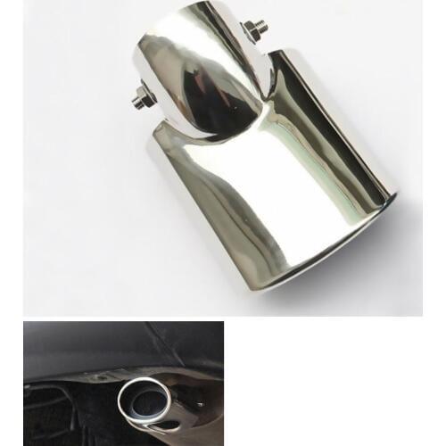 For Mitsubishi Outlander Stainless Tail Pipe Exhaust Pipe Trim Cover Car-Styling Anti-rust Protector Car Accessories 2013-2016