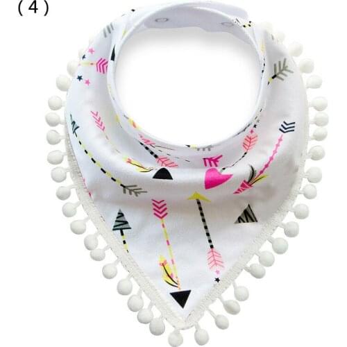 Newborn Cartoon printing Baby Bibs Baby Girls and baby Boys Cotton Kids Baby Feeding accessories B0631