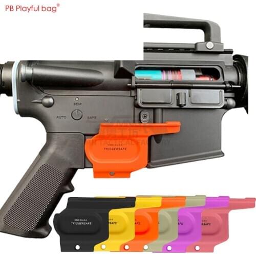 Playful bag Outdoor CS Jinming 9 TTM gel ball gun trigger protect lock MK18 series trigger safe Tactical CS Game toys QF57