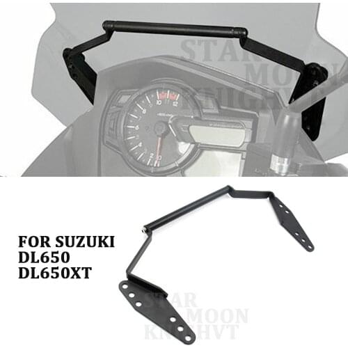 Areyourshop For Suzuki DL 650 DL650 DL650XT V-Strom 2017-2019 2018 Windshield Fixing Navigation Bracket GPS Smart Phone Holder