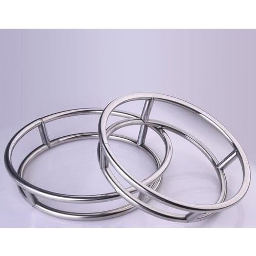 Kitchenware round Tube Pot Rack Restaurant Supplies Heat Proof Mat Potholder Kitchen Supplies Hotel Kitchen Stove Pot Rack Hob