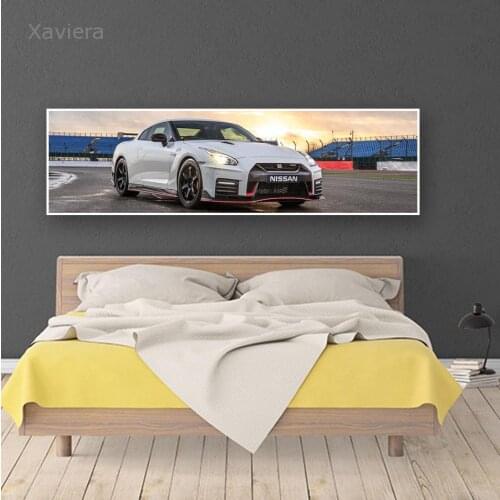 Wall Art Posters Classic Nissan Sports Car Skyline Gtr Photography Posters and Prints Interior Room Decoration Bedside Paintings