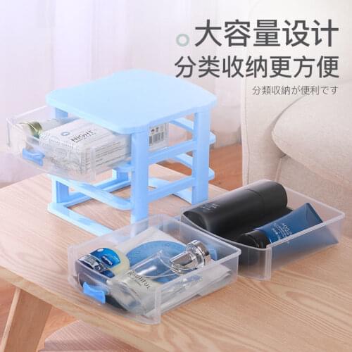 Small Storage Box Multi-layer Desk Finishing Cabinet Dormitory Storage Rack Drawer Type Desktop Kitchen Desk Organizer