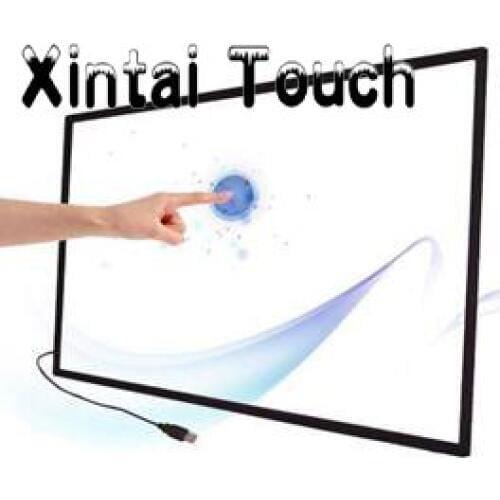 New 84 inch 6 touch points IR multi touch screen overlay kit with fast shipping, driver free, plug and play