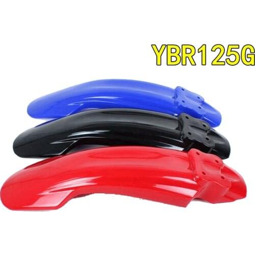 Motorcycle Front Wheel Mudguard For Jianshe JYM125 Yamaha YBR125 YBR125G Front Fender Red Blue Black YBR 125cc Street Bike