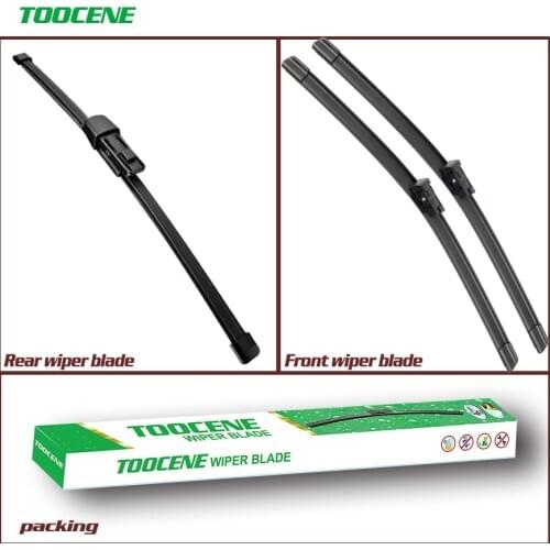 Front And Rear Wiper Blades For Volkswagen VW Sharan 2010 Onwards Windshield Windscreen Auto Car Styling Accessories 28+16+11