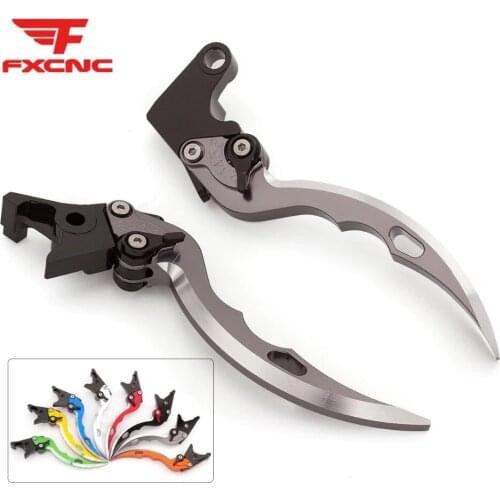 For Yamaha YFM 700 Raptor 700R 2008-2017 Aluminum Motorcycle Adjustable Brake Clutch Levers Set For YFM 700 Raptor 700R 2016