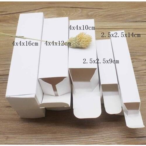 50pcs 4x4x12/16 10cm retangular shape bottle Packaging Box small gifts package box party suppiles