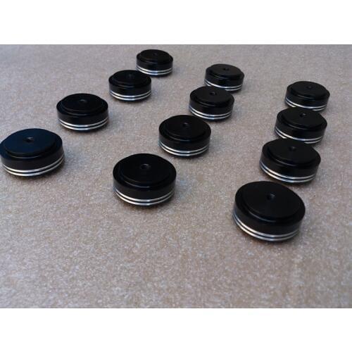 4 pcs / set Diameter 30mm high 13mm audio amplifier footrest shock absorber pad shock absorber foot pin computer foot