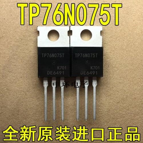 5 PCS IXTP76N075T TO220 76N075 TO220 76A 75V
