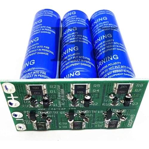 Supercapacitor automotive electronic rectifier car 16V16.6F 2.7V100F instead of 16V20F