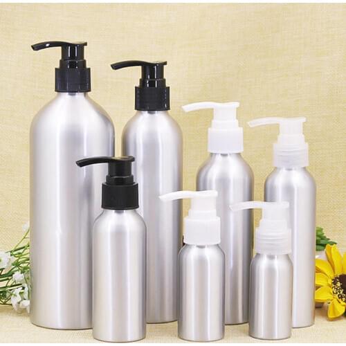 Aluminum Bottle Empty Nasal Spray Bottles Pump Sprayer Mist Nose Spray Refillable Bottles Travel Container 30ml/50ml/100ml