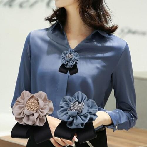 New Womens Bow Tie Brooch Business Banquet Party Bank College Style Uniform Shirt Dress Accessories Gift Corsage Collar Flower