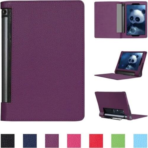 YOGA Tab 3 Pro 10 Plus YT3-X90F YT-703F funda capa Case PU Leather Stand Cover For Lenovo YOGA Tab 3 Pro 10.1 X90L X703L Case