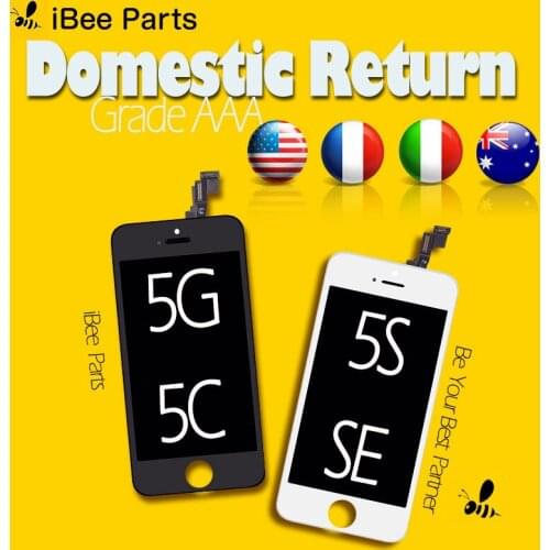 IBee Parts 1PCS Sample Testing Standard For iPhone 5C 5S SE LCD Touch Screen With Digitizer Glass Assembly Replacement