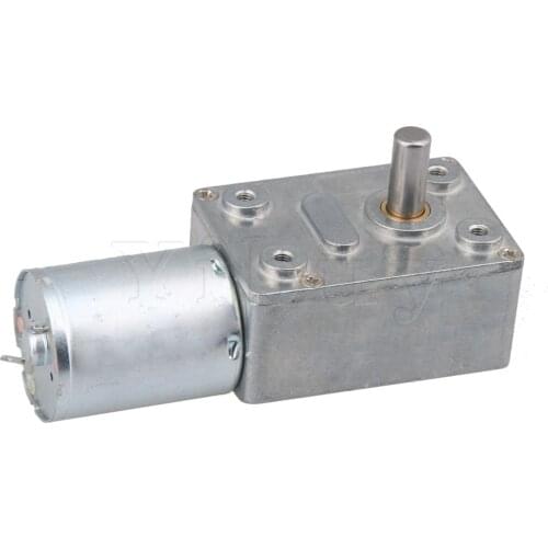 High Torque 12V DC 0.6rpm DC Worm Geared Motor With Gear Reducer Turbo Motor