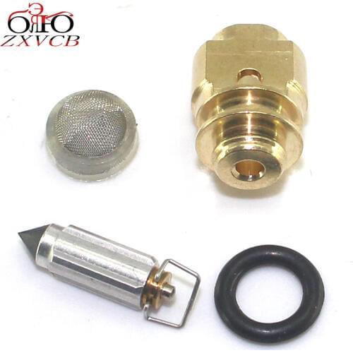 For LTZ400 YFM660 LTZ L-TZ 400 YFM 660 Grizzly Motorcycle Carburetor Repair Kit Floating Needle Valve Seat Parts