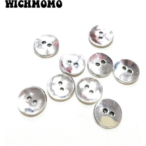 2019 New 20pieces 13MM Retro Zinc Alloy Round Clothes Decorative Buttons Charms Pendant for DIY Jewelry Accessories
