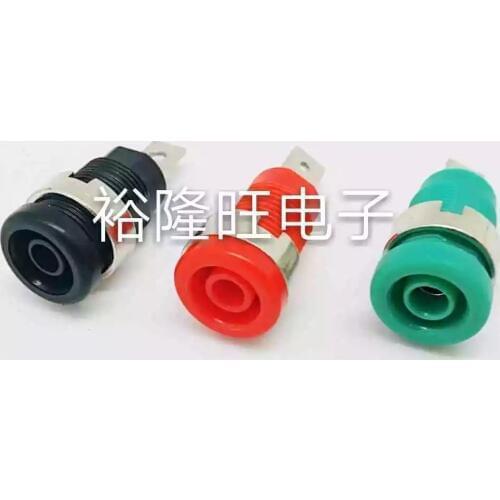 Smonisia 50pcs/lot 4mm Copper Banana Socket High Temperature Resistant Quick Terminal Connector Instrument Power Signal Jack