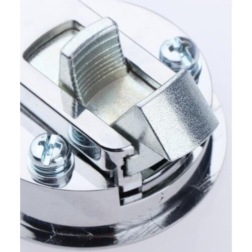 Marine Boat 316 Stainless Steel 2 inch 50mm Flush Mount Pull Hatch Latch Lift Handle with Keys, Silver