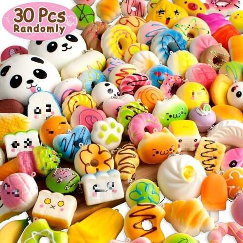 Mochi Mini Squishies Toys Kawaii Animal Squishies Food Pinata Fillers Stress Relief Toys Cat Unicorn Squishy Birthday Gifts Kids