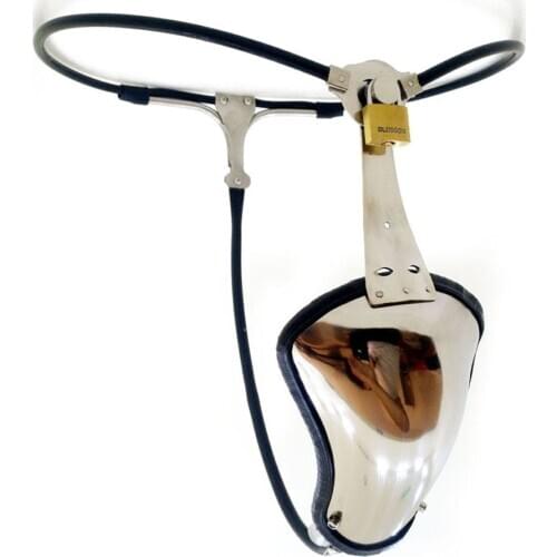 Male Chastity Belt Stainless Steel Panties Sleeve Cock Ring Slave Bondage Underwear Cage Devices Sex Toys For Men