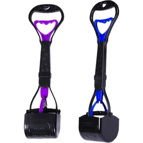 Non-Breakable Large Dogs Pet Pooper Scooper Waste Scoop Poop Picker Grabber Long Handle Pick Up Poo Remover Cleaning Tool