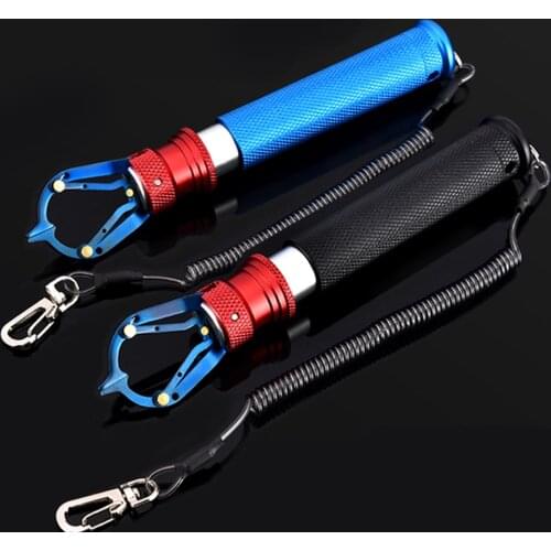 New Removable DIY Touch Automatic Fish Lip Grip Holder Alloy Fish Control Adjustable Pliers Equipment Tool for Fishing Tackle