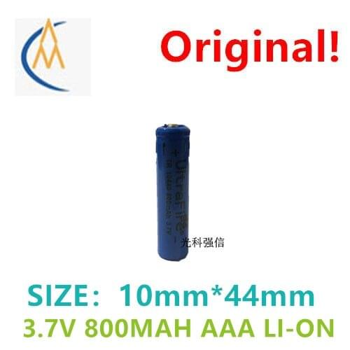 Brand new genuine 3.7V 10440 800MAH strong light flashlight No. 7 lithium battery circuit board equipment power tool Mini