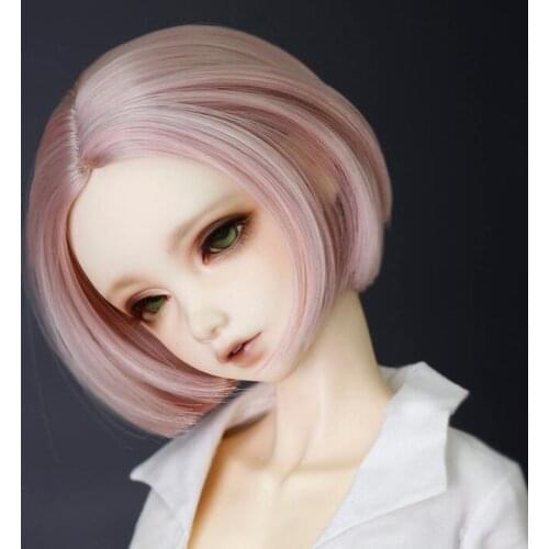 2021 New Style 1/3 1/4 1/6 1/8 Bjd SD Doll Wig High Temperature Wire Short Wig For Hair