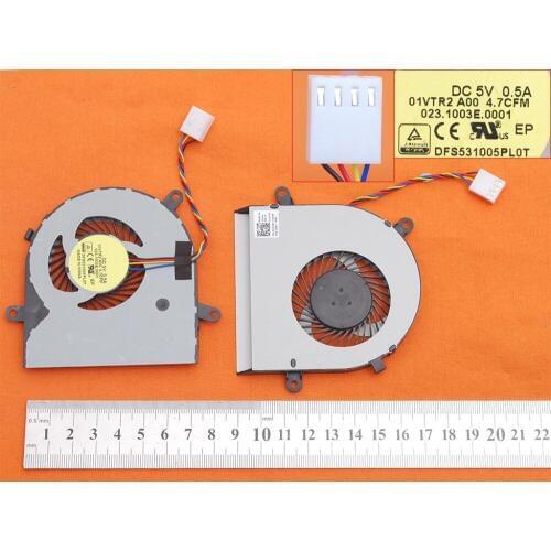 New Laptop Cooling Fan For DELL Inspiron 24-3455 24-3459 Original PN: 023.1003E.0001 DFS531005PL0T CPU Cooler Radiator