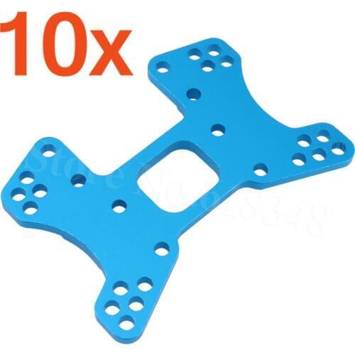 Wholesale 10Pcs/Lot HSP Hobby Parts 166023 06037 Aluminum Rear Shock Tower Upgrade Parts For 1/10 Himoto RC Car 94166 Backwash