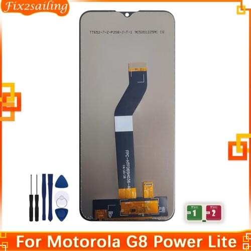 6.5''Original For Motorola Moto G8 Power Lite Lcd XT2055-2 Display Touch Screen Digitizer For Moto G8 Power Lite Lcd 100% Tested