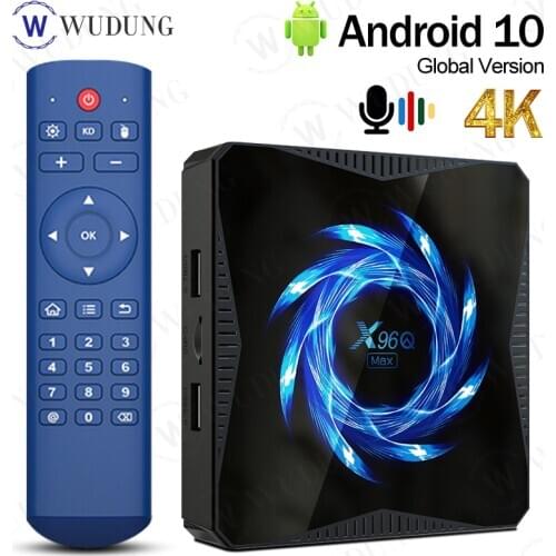 X96Q MAX Android 10.0 Smart TV Box Allwinner H616 4GB 32GB 2.4G 5G WiFi Bluetooth 4K Media Player Android TV Box X96Q Smart TV