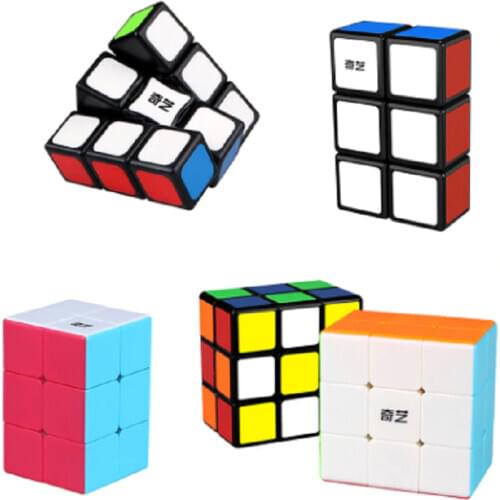 Qiyi Toys 1x2x3 2x2x3 2x3x3 Magic Cube 223 123 Neo Tiny Cube Cubo Magico1x2x3 Speed Puzzle Cubo Kids Educational Funny Toys